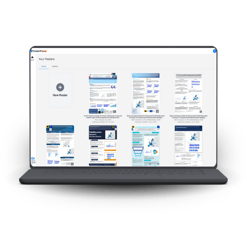 PosterPro landing animation